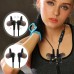 2pcs Magnetic Wireless Earbuds for Sports Sweatproof V4.2 Bluetooth Headphones w/Mic ZHY-12