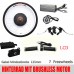 26" 48V 1000W LCD Rear Wheel Motor Bicycle Hub Electric E Bike Conversion Kit