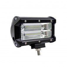 1pc 72W 5" Off Road Roof Lights Off-Road LED Light Bar Combo LED Driving Lights for Trucks Forklifts 