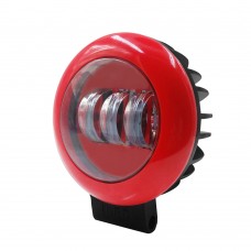 1pc 30W Red Round Off-road Spotlight LED Working Lamp for SUV Off-Road Vehicles Boat Motorcycle 