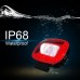 1pc 30W Red Rectangle Off-road Spotlight LED Spotlight Boat for SUV Off-Road Vehicles Boat Motorcycle