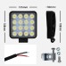 1pc 48W 4800LM Off-road Spotlight LED Work Light for Truck Jeep ATV SUV Boat Most Vehicles 