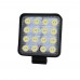 1pc 48W 4800LM Off-road Spotlight LED Work Light for Truck Jeep ATV SUV Boat Most Vehicles 