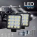 1pc 48W 4800LM Off-road Spotlight LED Work Light for Truck Jeep ATV SUV Boat Most Vehicles 
