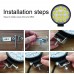 1pc 42W 4200LM Round Off-road Spotlight LED Work Light for Truck Jeep ATV SUV Boat Most Vehicles 