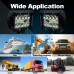 1pc 4" 60W Off-road Roof Light LED Work Light Flood Beam for Truck SUV Boat Crane Forklift 