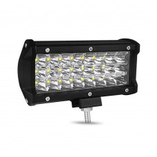 1pc 7" 72W Off-Road Roof Light LED Work Light Flood Light for Truck SUV Boat Crane Forklift 