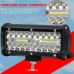 1pc 7" 120W Off-Road Roof Light LED Work Light Flood Light for Truck SUV Boat Crane Forklift