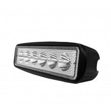 1pc 18W 1800LM Off-Road Spotlight LED Work Light for Truck SUV Off-road Vehicles Boats Lighting 