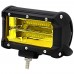 1pc 5" 72W Yellow Light Off-Road Spotlight LED Work Light for Truck SUV Vehicles Boats Lighting 