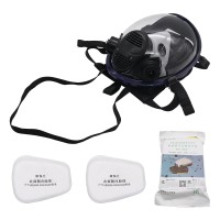 7pcs/Set Full Face Gas Mask Full Face Respirator Mask for Painting Spraying Welding Manufacturing