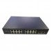 10 Port PoE Switch PoE Injector Switch Gigabit 8 PoE Ports + 2 Uplink Ports for CCTV IP Cameras 