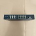 18 Port PoE Switch PoE Injector Switch Gigabit 16 PoE Ports + 2 Uplink Ports for CCTV IP Cameras 