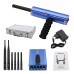 AKS Long Range Gold Metal Detector Gems Diamond Finder Blue w/ Six Antennas Aluminum Carry Case 