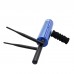 Metal Detector Locator Scanner Underground Gold Racer Long Range Search w/ 2 Antennas Blue 800m