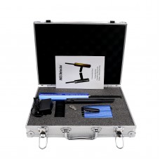 Metal Detector Locator Scanner Underground Gold Racer Long Range Search w/ 2 Antennas Blue 800m