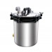 22L Pressure Steam Sterilizer Autoclave (Inner Container 18L) Anti-Burning Type Hospital Health 220V