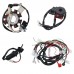 Complete ATV Wiring Harness Kit QUAD Go Kart Wiring Harness 8Pole Magneto Stator for CG125 150 250CC 