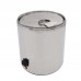 4L Dental Water Distiller Pure Water Purifier Filter Stainless Steel Body w/Glass Bottle 75W MZ-1