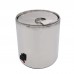 4L Dental Water Distiller Pure Water Purifier Filter Stainless Steel Body w/Glass Bottle 75W MZ-1