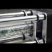 Assembled IV-18 Fluorescent Tube Clock Kit DIY 6 Digital Display Energy Pillar w/ Adapter         
