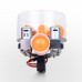 RC Tank Turret 180°Rotating Ping Pong Ball Shooter for RC Tank Chassis DIY Fans 