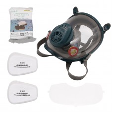 7pcs/Set Full Face Gas Mask Full Face Respirator Mask for Spraying 6280 & Multipurpose Cartridges Set