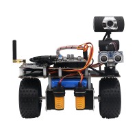 STM32 Self Balancing Robot Car 2-DOF PTZ for Android iOS Ultrasonic Sensor Version (WiFi+Bluetooth)    