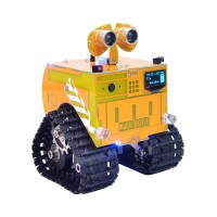 Programmable Robot Car Tracked Robot Smart Car Finished APP & Remote Control Video Version w/Camera 