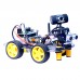 Programmable Robot Car Kit Unfinished 2-DOF PTZ Tracking Line Obstacle Avoidance [WiFi Version]