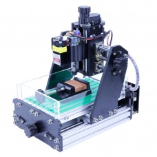 45W Desktop CNC Engraver Mini Laser Engraver Unfinished Working Area 15x10x6cm 1015 Standard Version  