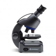 40-640X Children Microscope Kit Monocular Microscope for Kids w/ Smartphone Adaptor LED Light 