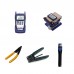 Fiber Optic Tool Kit Assembly w/Fiber Cleaver 5KM Visual Fault Locator Optical Power Meter Carry Bag 