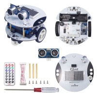 LewanSoul Qbot Programmable Smart Robot Car Kit with Ultrasonic Sensor and Light Sensor