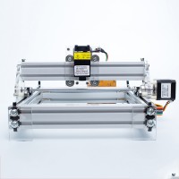 Mini Laser Engraving Machine Desktop Carving Area 17*20cm Assembled Ready to Use 1720 Machine-2500MW   