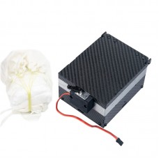 2.4M UAV Parachute + Parachute Opener Ejector Box Carbon Fiber for 8-10kg RC UAV Airplane