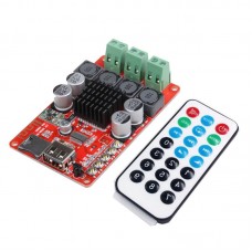 TPA3116 2*50W Bluetooth Receiver Amplifier Board+Remote Control TF Card U Disk Player