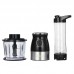 3-In-1 600ml Blender Mixer 25000rpm 900ml Electric Food Chopper 100ml Electric Coffee Grinder 500W 