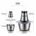 2L Electric Food Chopper Meat Grinder 500W Kitchen Stainless Steel Meat Grinder