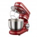 4L Electric Tilt-Heat Stand Mixer 1200W 6-Speed Stainless Steel Bowl w/ Dough Hook Whisk Flat Beater 