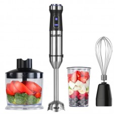 4-In-1 Handheld Immersion Blender Mixer 1100W w/ 500ml Food Chopper 800ml Beaker Whisk BHB1100