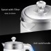 2200W 1.8L Electric Glass Kettle BPA-Free Tea Coffee Pot w/ LED Blue Light 