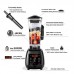 2L BPA Free Blender Mixer Juicer Food Processor 2200W 45000RPM Digital Touch Screen LED D6300 Black