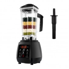 2L BPA Free Blender Mixer Juicer Food Processor 2200W 45000RPM Digital Touch Screen LED D6300 Black