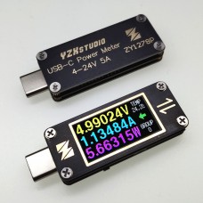 ZY1278P USB Type-C Power Meter Bi-Directional USB Voltage Ammeter 