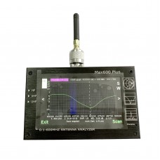 Max600 Plus HF/VHF/UHF Antenna Analyzer 0.1-600MHZ w/ 4.3" TFT LCD Touch Screen