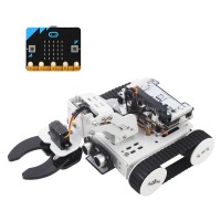 4-In-1 Qtruck Programmable Robot Kit Unfinished Support APP Handlebit Control (w/ Microbit Motherboard)