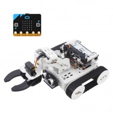 4-In-1 Qtruck Programmable Robot Kit Unfinished Support APP Handlebit Control (w/ Microbit Motherboard)