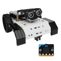 GOGObit Programmable Robot Kit Unfinished Voice PC APP Handlebit Control (w/ micro: bit Motheroard)