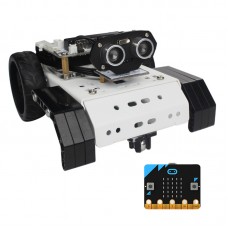 GOGObit Programmable Robot Kit Unfinished Voice PC APP Handlebit Control (w/ micro: bit Motheroard)